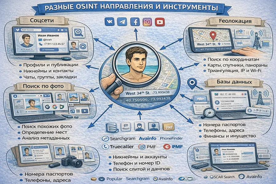 OSINT и пробив боты 2026